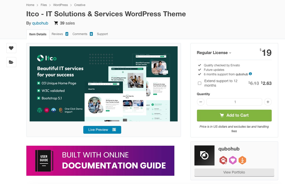 Itco Wp Theme
