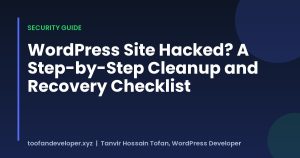 WordPress Site Hacked? A Step-by-Step Cleanup and Recovery Checklist