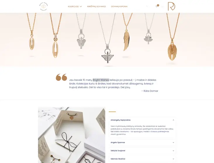 Bright Wishes website built by Toofan Developer