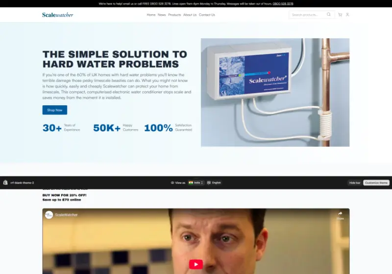 Shopify store website built by Toofan Developer